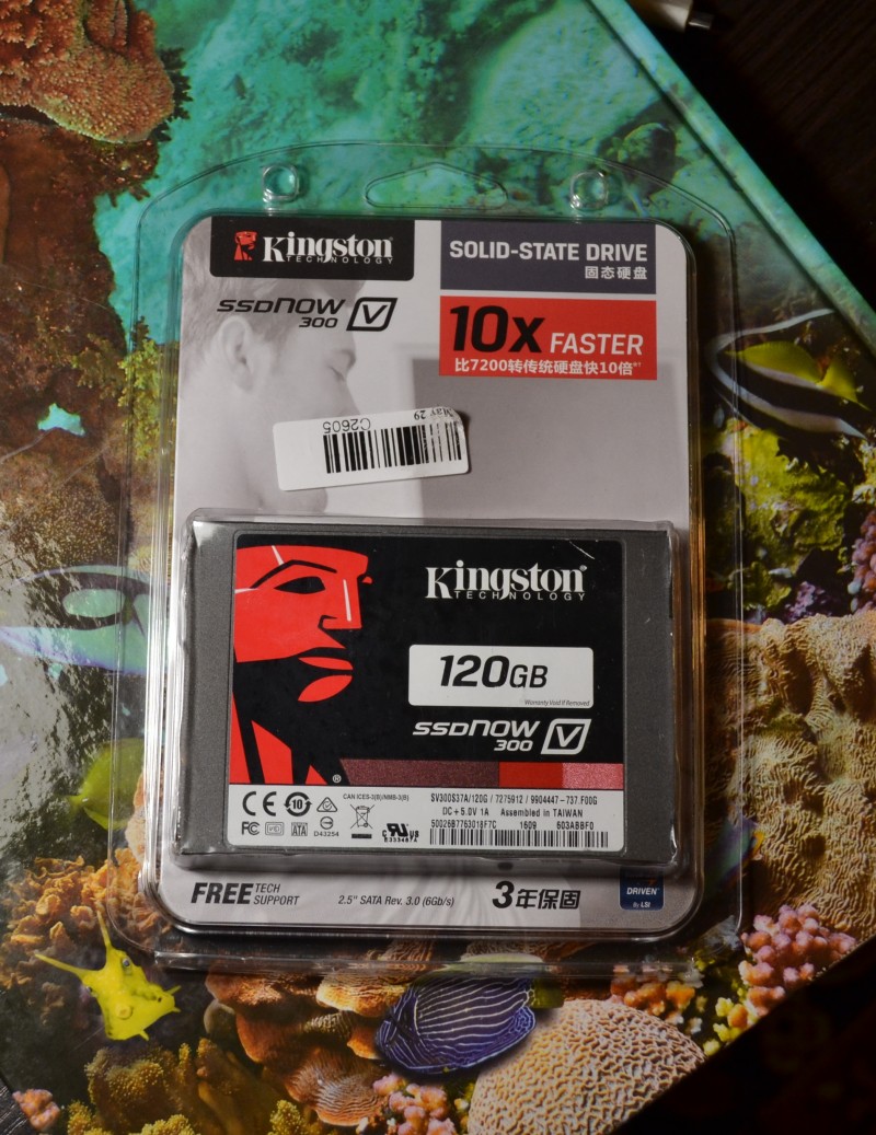 Aliexpress: SSD диск Kingston V300 - 120 Gb