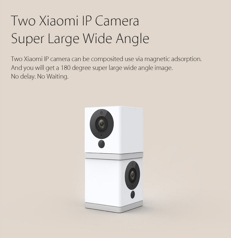 GearBest: Xiaomi Little Square, она же XiaoFang smart camera: новая 1080p WiFi IP камера в форме кубика
