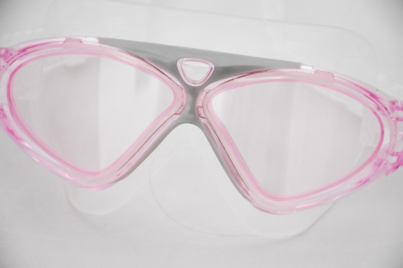 Banggood: Очки-полумаска для плавания розового цвета, для любимой дочи