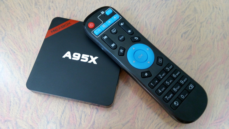 Banggood: NEXBOX A95X - TV BOX с обучаемым пультом, Android 6, 2/16Гб, Root, поддержкой 4K и Kodi