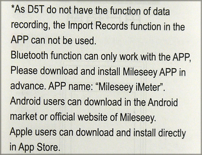 GearBest: Дальномер Mileseey dTAPE 5t (D530T) c bluetooth и сенсорным дисплеем