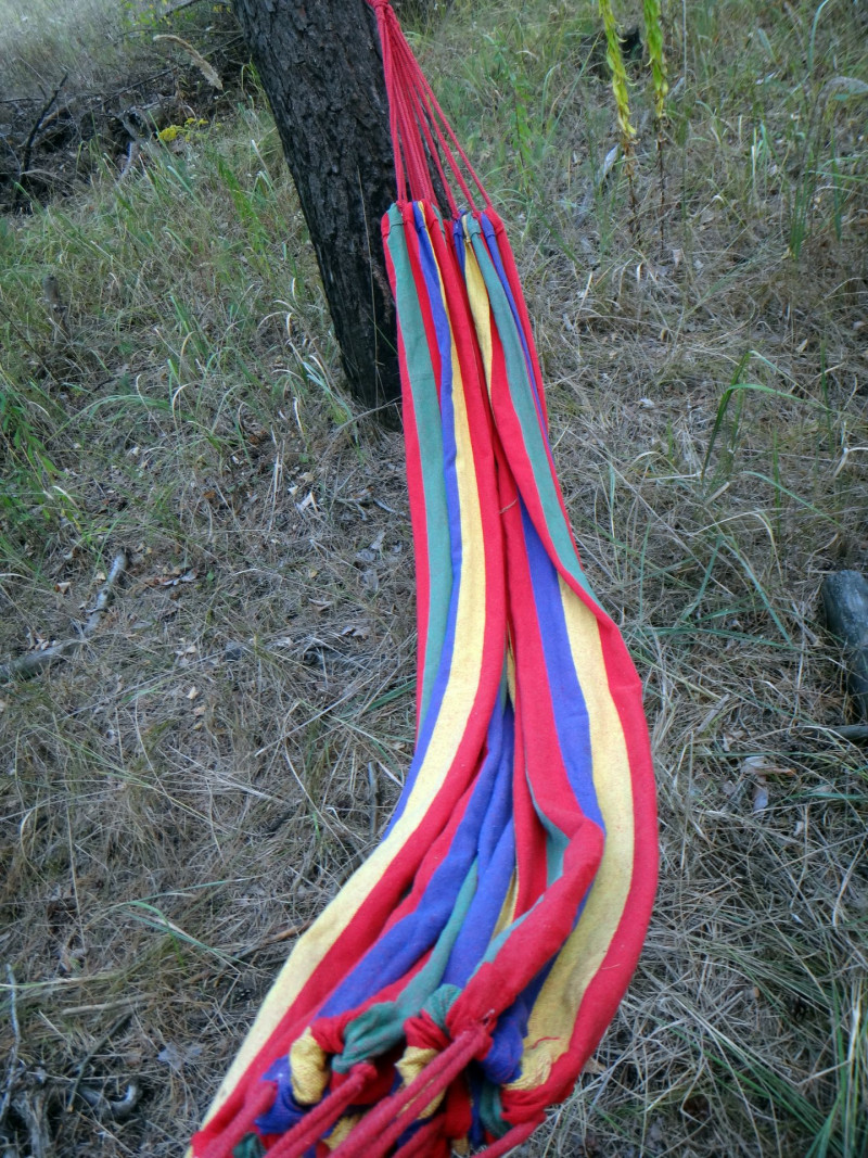 DD4: Разноцветный гамак для отдыха на природе или пикнике