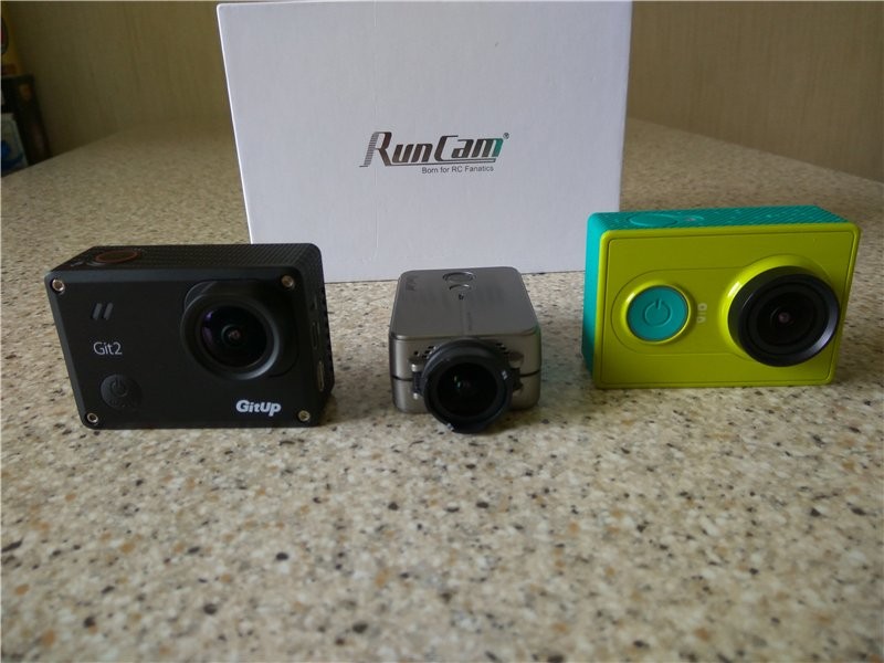 GearBest: RunCam 2 - Экшн камера для RC фанатов и не только. Сравнение видеозаписи с GitUp Git2 и Xiaomi Yi.