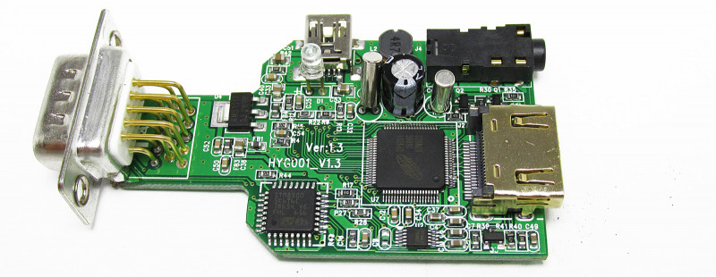 TVC-Mall: Активный конвертер / переходник с HDMI на VGA и компонентный