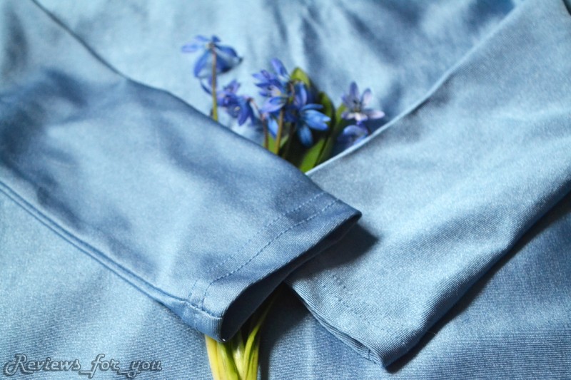 Sammydress: Облегающее платье Bodycon цвета &#39;голубой металлик&#39;