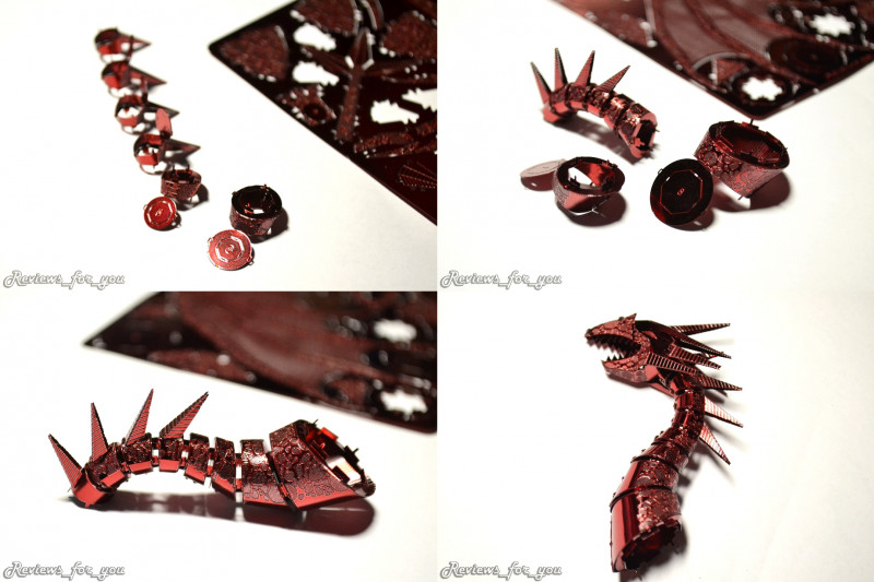 Aliexpress: &#39;Пламя Дракона&#39;, металлический 3D пазл в виде Красного Дракона