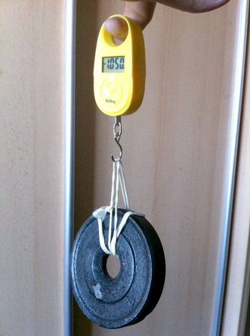 Mini Handheld Digital Scale (WH-A10), Yellow