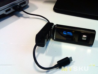 SIYOTEAM SY-C10 Tree-Ports USB 2.0 Hub with Samsung Charging Port (Black)