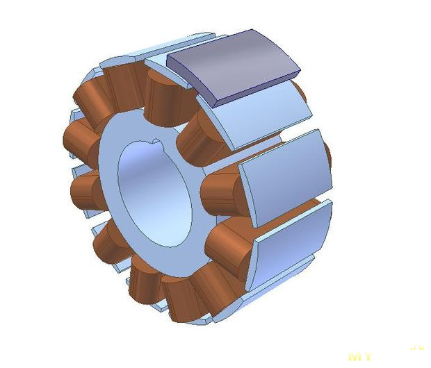 Бесколлекторный мотор GoolRC типоразмера 3660 для настольной сверлилки