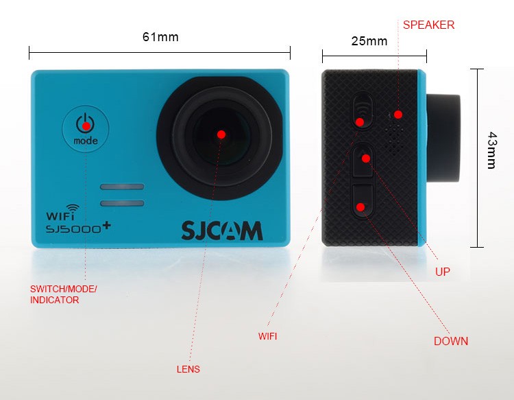 Новое поколение народной экшн камеры - SJCAM SJ5000 Plus