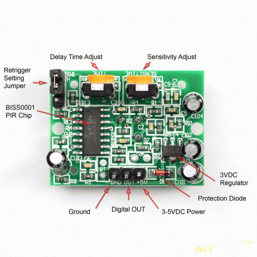 Hc sr501 схема