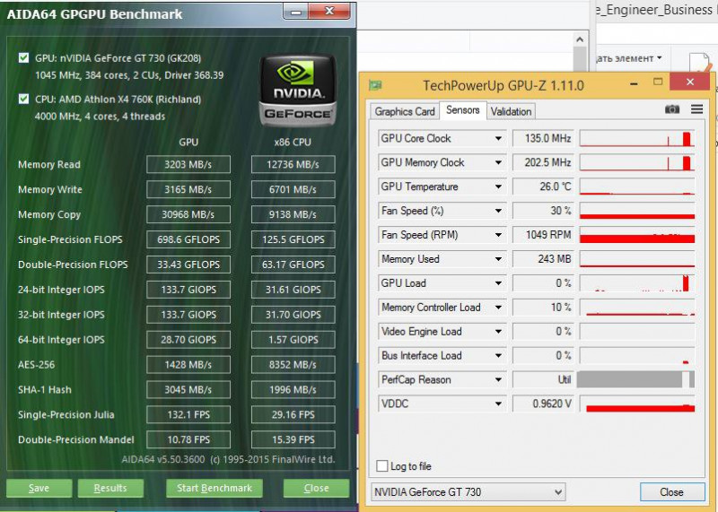 Nvidia Geforce GT 730: характеристики и тестирование в играх